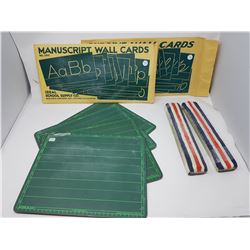 SCHOOL SUPPLIES (WALL CARDS, 2 BRUSHES, 4 SLATES)