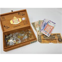 CIGAR BOX WITH MONEY