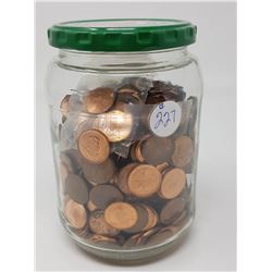 JAR OF PENNIES