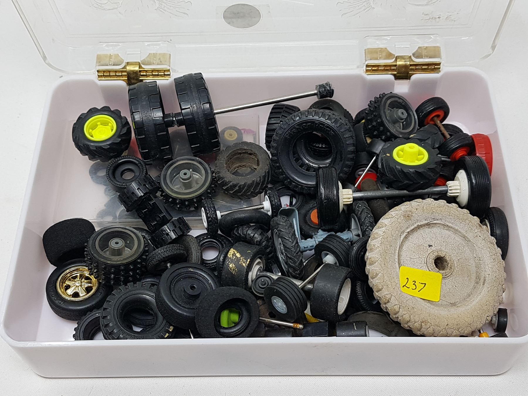 BOX OF TOY REPAIR PARTS