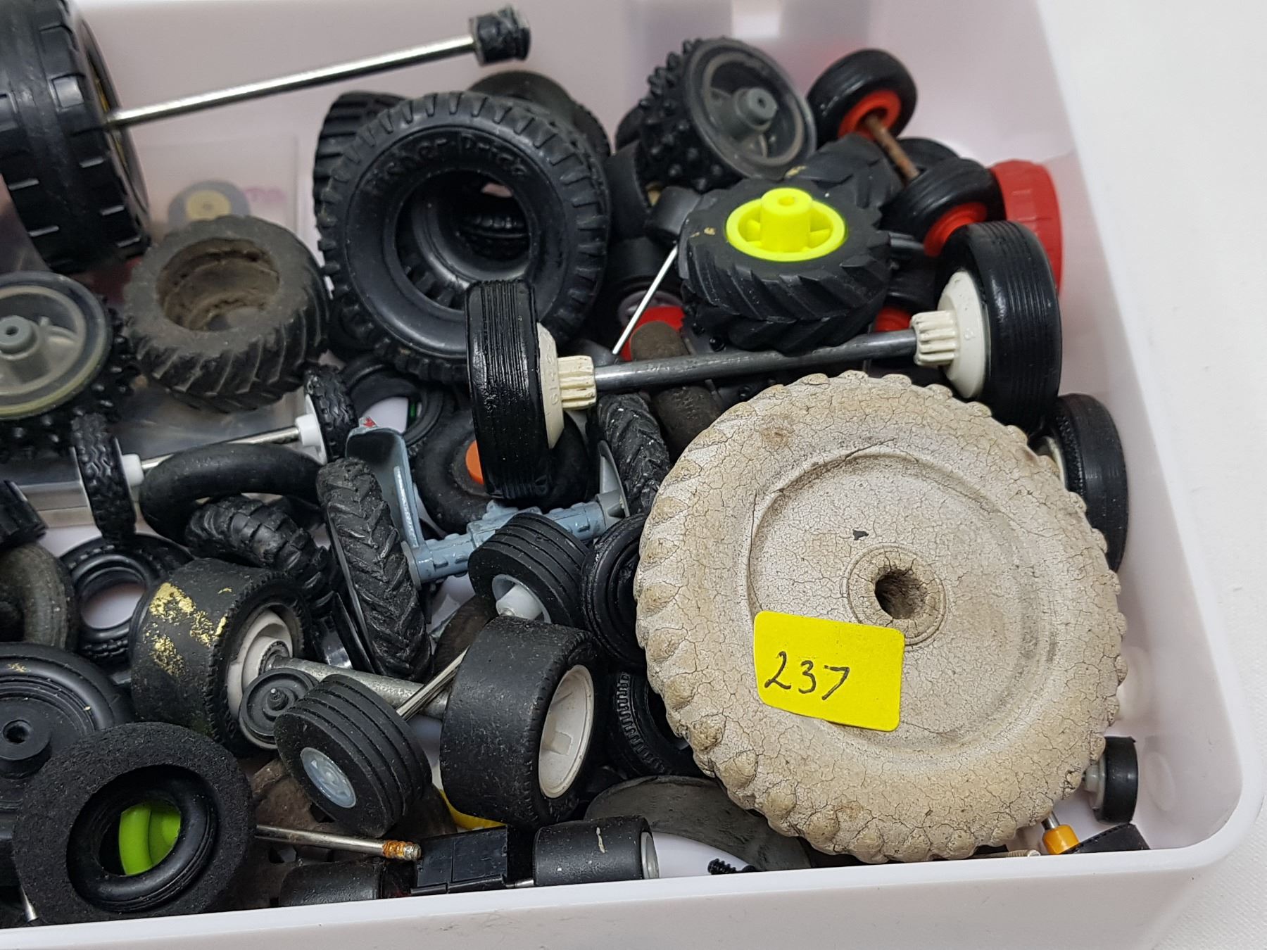 BOX OF TOY REPAIR PARTS
