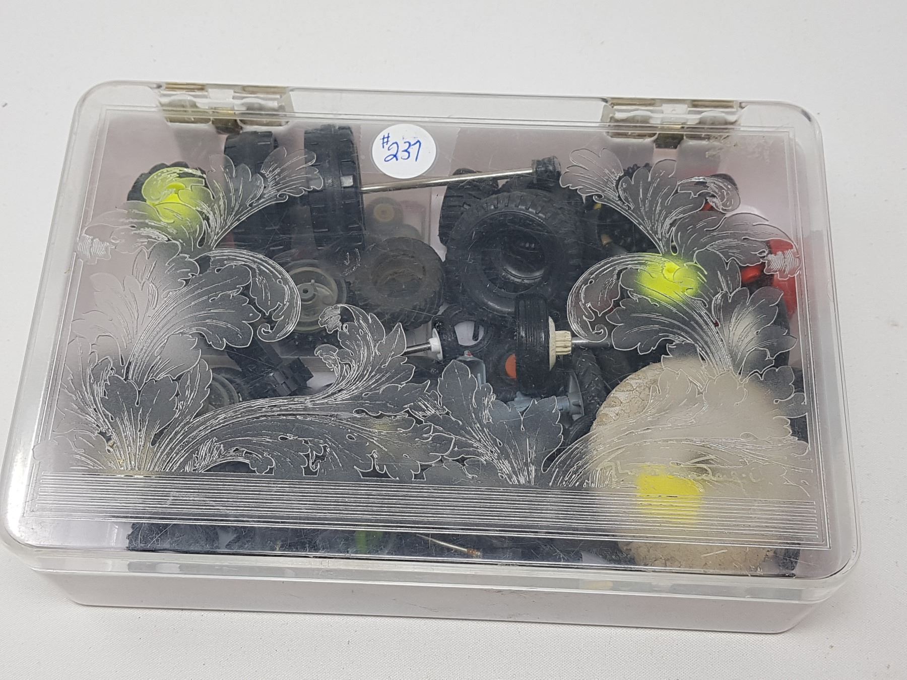 BOX OF TOY REPAIR PARTS