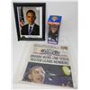 Image 1 : OBAMA WOBBLER, PHOTO, & NEWSPAPER