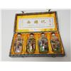 Image 1 : BOX WITH FOUR PERFUME BOTTLES