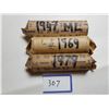 Image 1 : 1947 ML, 1964, 1979 FULL ROLLS OF 5 CENT CANADA COINS