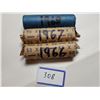 Image 1 : 1966, 1967, 1968 FULL ROLLS OF 5 CENT CANADA COINS