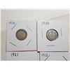 Image 3 : 10 CENT CANADA COINS (1921, 1928, 1929, 1930)