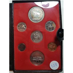 1973 CANADA PROOF SET, RCMP SILVER DOLLAR