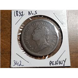 1832 NOVA SCOTIA PENNY