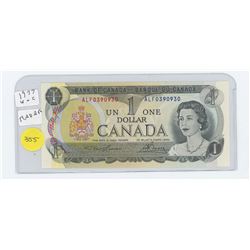 1973 ONE DOLLAR BILL (RADAR)