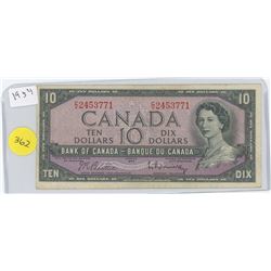 1954 TEN DOLLAR BILL