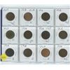 Image 1 : LOT OF TWELVE ONE CENTS 1909-1920