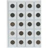 Image 2 : LOT OF TWENTY COINS (19 ONE CENT, 1 25 CENTS) VARIOUS YEARS 1861-1919