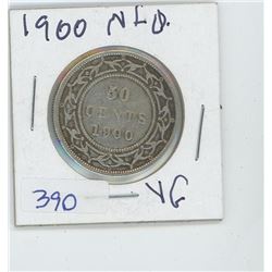 1900 NEWFOUNDLAND 50 CENTS