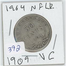1904 NEWFOUNDLAND 50 CENTS