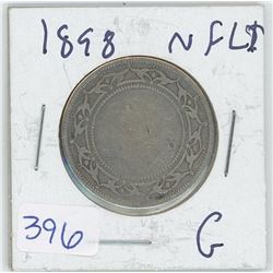 1898 NEWFOUNDLAND 50 CENTS
