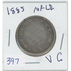 1885 NEWFOUNDLAND 50 CENTS