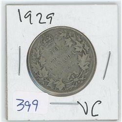 1929 50 CENTS (CANADA)