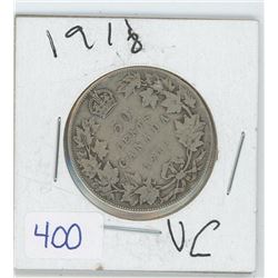 1918 50 CENTS (CANADA)