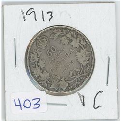 1913 50 CENTS (CANADA)