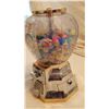 Image 3 : GUMBALL MACHINE WITH CONTENTS (17" TALL) *HEAVY*
