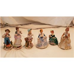 LOT OF 6 FIGURINES