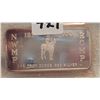 Image 2 : 1974 - 1 OZ SILVER BAR