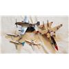 Image 1 : LOT OF AIRPLANES INCLUDING P-51 MUSTANG 9" WING SPAN, 3 SMALL DIE CAST