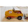 Image 4 : LOT OF 3 DIE CAST PEDDLE CARS