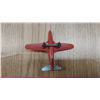 Image 4 : 3 METAL TOY PLANES - TOOTSIE TOY, BARCLAY, UNKNOWN HEAVIER, OLD ORIGINAL LOCKING WHEELS