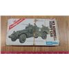 Image 4 : 2 ARMY MODELS IN BOX AURORA ESCI PRESTIGE SERIES 1/72 SCALE, M3 ARMOURED SCOUT CAR IN PLASTIC WITH I