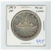 Image 1 : 1953 SF MS 63 CANADIAN $1.00