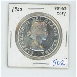 1963MS CANADIAN DOLLAR
