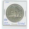 Image 1 : 1981 STEAM TRAIN CANADIAN SILVER DOLLAR