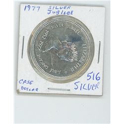 1977 JUBILEE CANADIAN SILVER DOLLAR