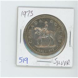 1973 RCMP CANADIAN SILVER DOLLAR