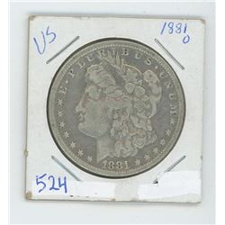 1881O MORGAN USA DOLLAR