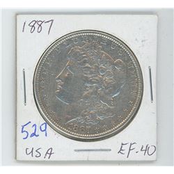 1887 MORGAN USA DOLLAR
