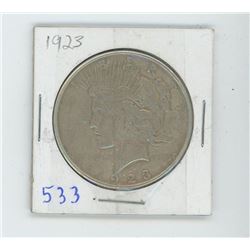 1923 PEACE DOLLAR USA