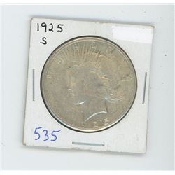 1925S PEACE DOLLAR USA