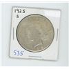 Image 1 : 1925S PEACE DOLLAR USA