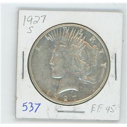 1927S PEACE DOLLAR USA
