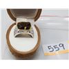 Image 1 : BRASS MEN'S SMOKY TOPAZ RING SIZE 6.5 (MSRP $200)