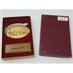 JOHN DEERE DESK MEDALLION AWARD 1996