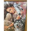 Image 2 : GIRL WITH WOLF BY BRUCE LAKAFK