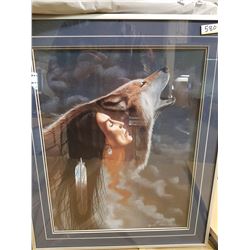 HOWLING AT THE MOON BY DENNIS SMOKEY