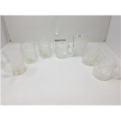 6 VINTAGE MCDONALDS GLASSES