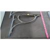 Image 2 : TWO CAST IRON WALL BRACKETS - 16" X 13" (DAMAGE ON 1 END)