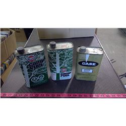 THREE TINS - 2 GULF AND 1 CASE