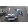 Image 3 : FIVE PIECES OF AUTO CHROME - MIRROR, EMBLEM, ETC.